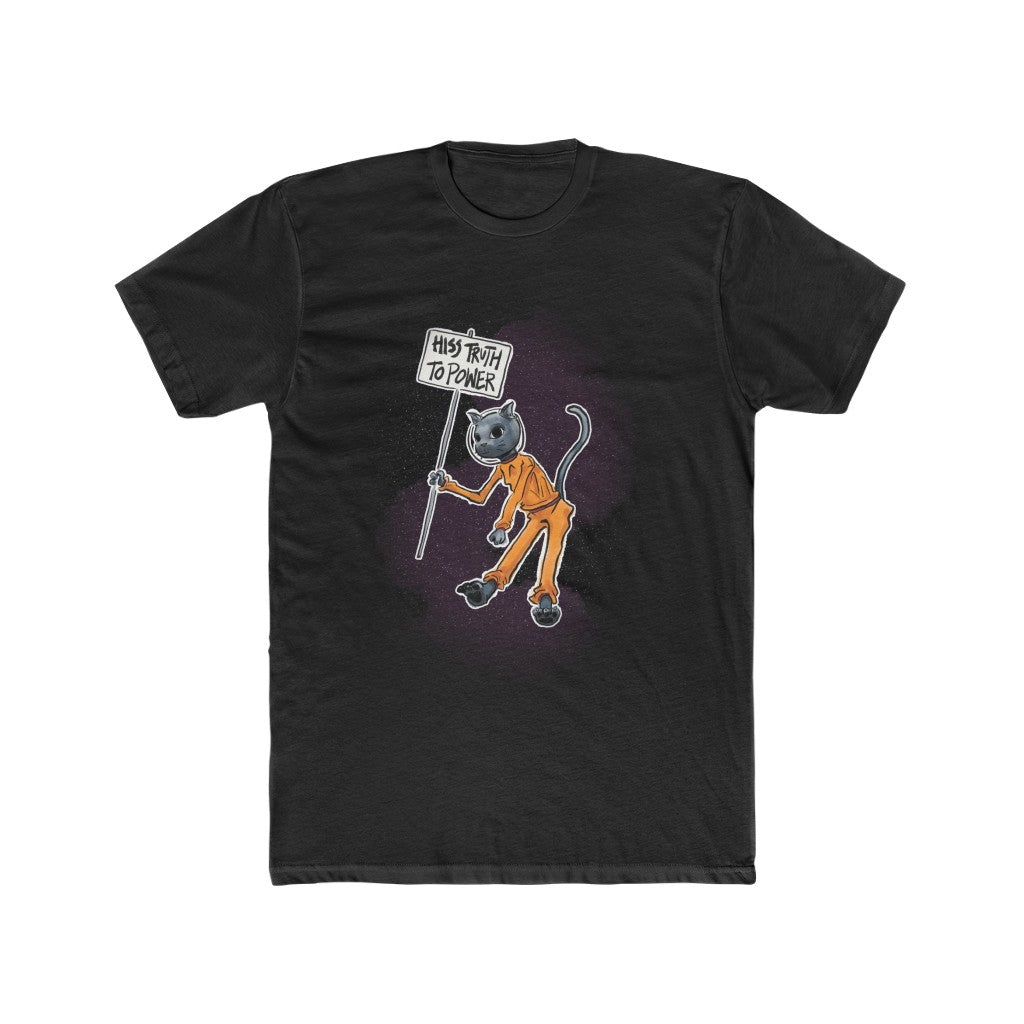 Space Cats Fight Fascism T-Shirt: Hiss Truth to Power