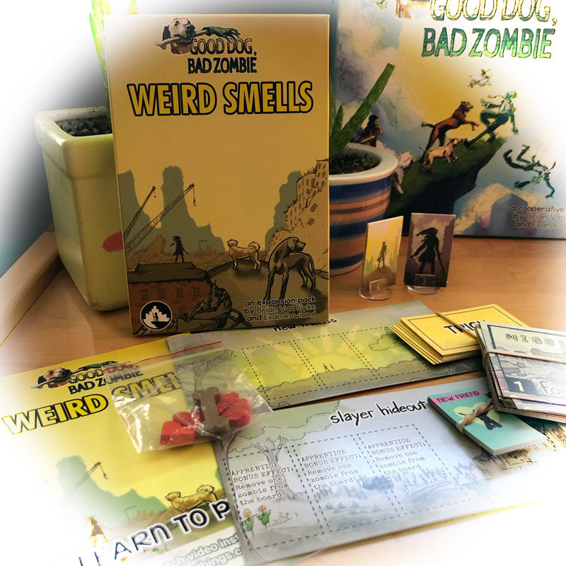 Good Dog, Bad Zombie Expansions: Weird Smells & Unlikely Allies