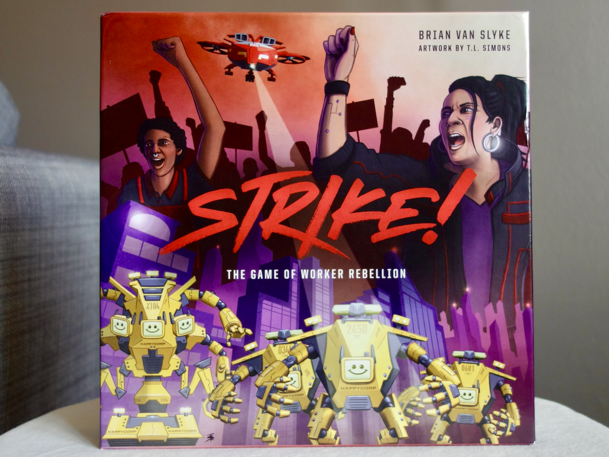 AT WAR retaliatory strike NR盤 STRIKE! The Game of Worker Rebellion