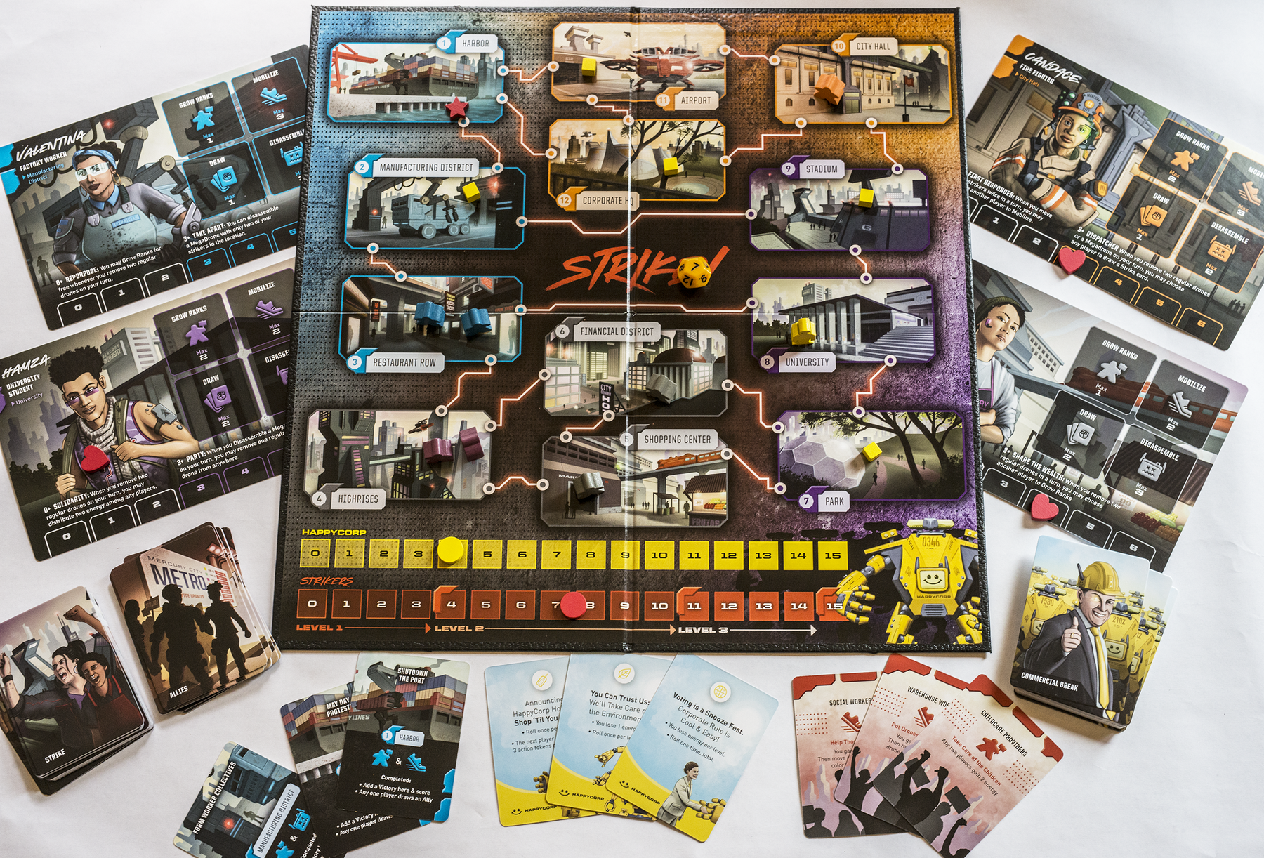 Game Night Bundle: STRIKE!, Space Cats Fight Fascism, Community Garden