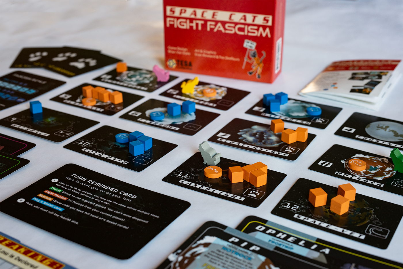 Space Cats Fight Fascism The Board Game